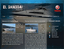 Tablet Screenshot of elshaddai.co.za